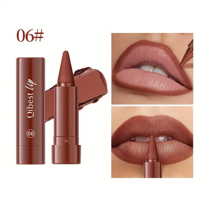2-in-1 Matte Lip Liner and Lipstick - alotasawkli