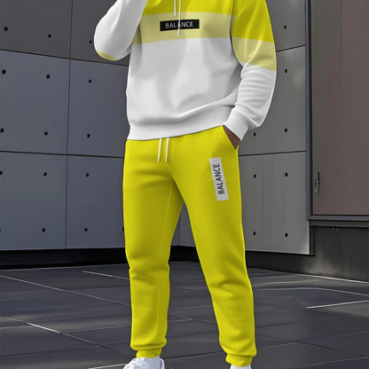 TEMU-Holiday Special 2025 Men's Trendy Sweatshirt Set - alotasawkli