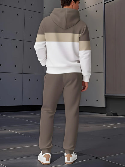 TEMU-Holiday Special 2025 Men's Trendy Sweatshirt Set - alotasawkli