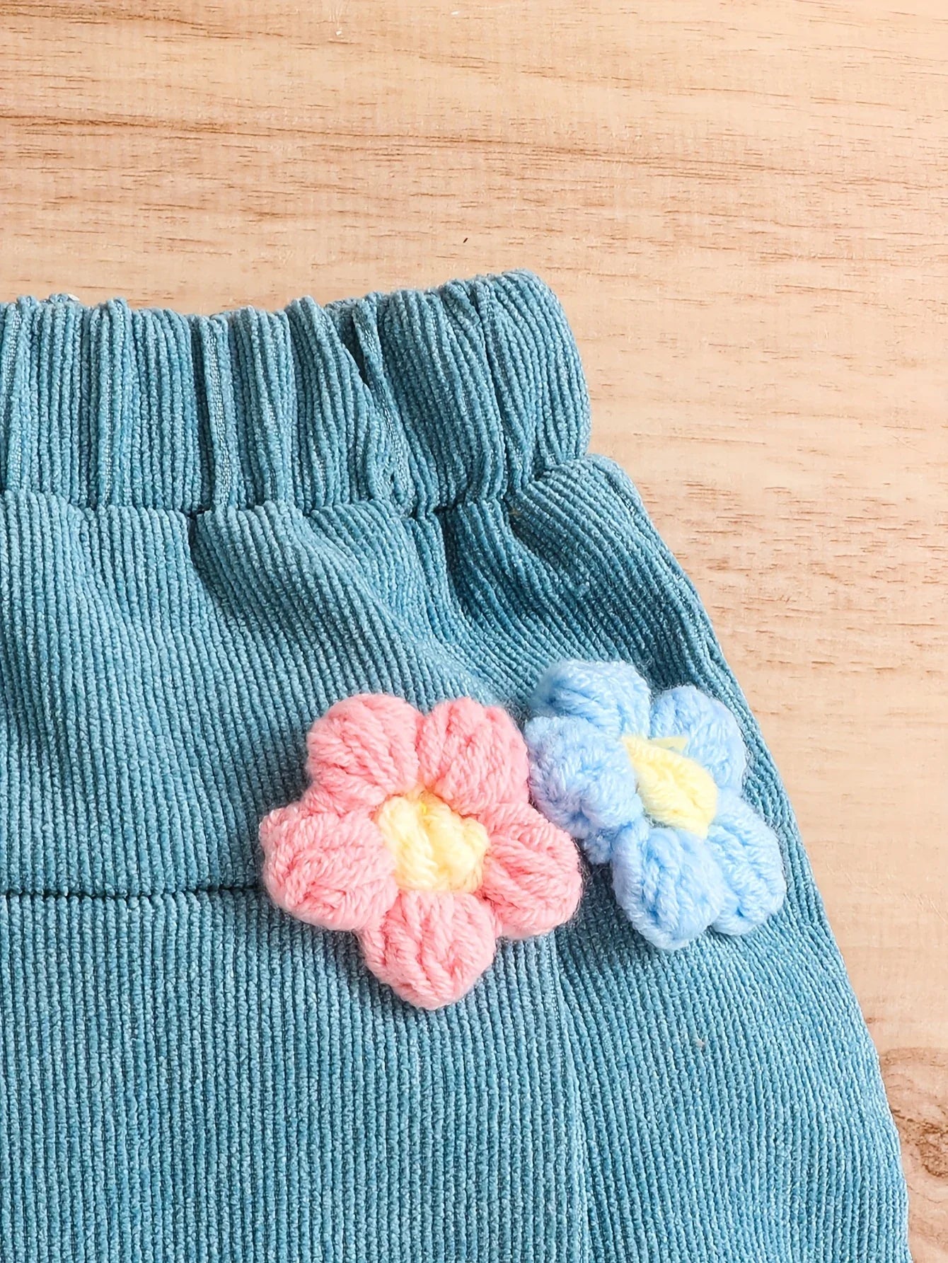 Girls' Long Sleeve 3pcs Set with 3D Floral Top, Skirt, and Headband, Perfect for Outdoor - alotasawkli