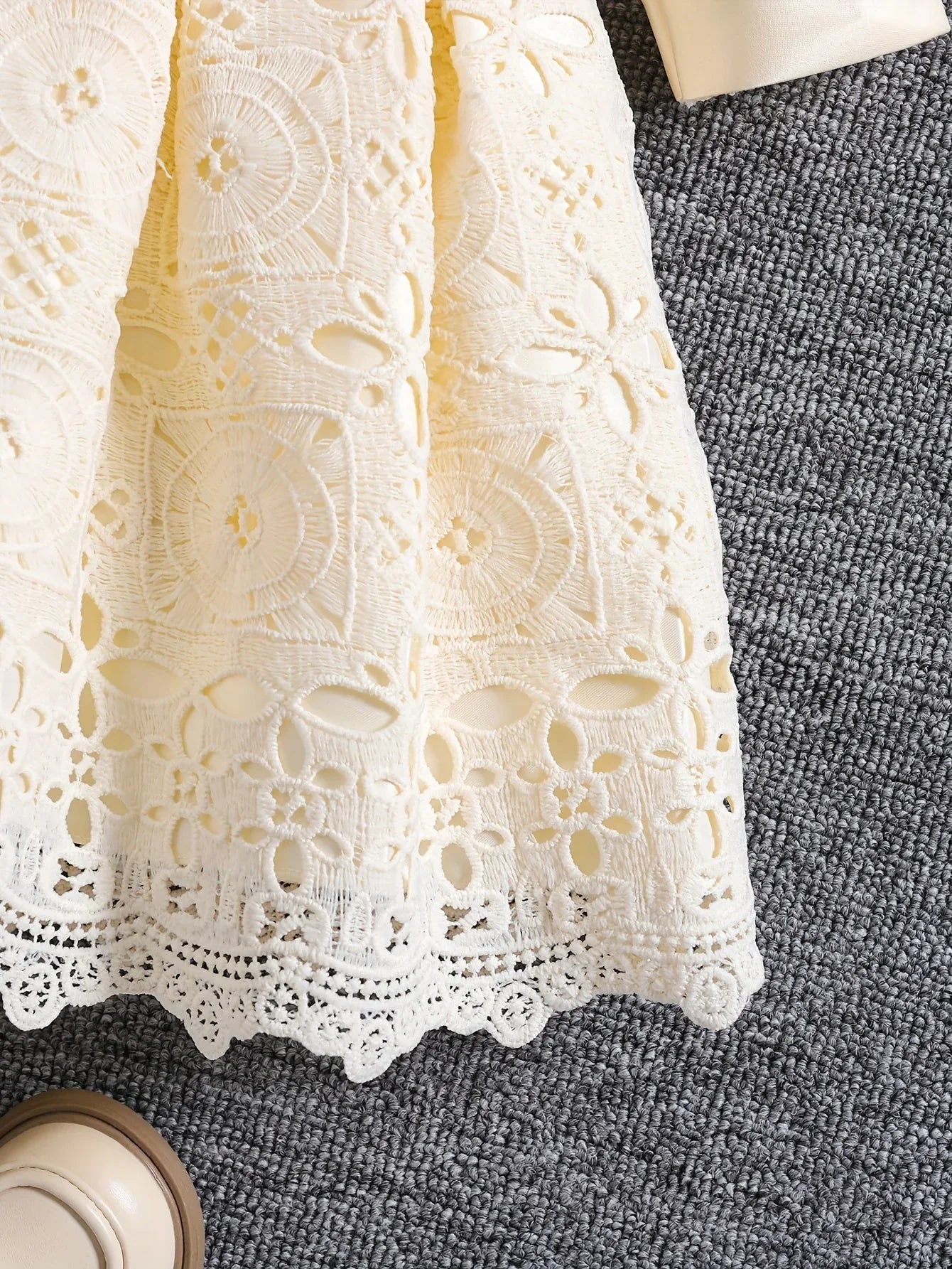 TEMU-Girls' Special Occasion Dress + Headband - alotasawkli