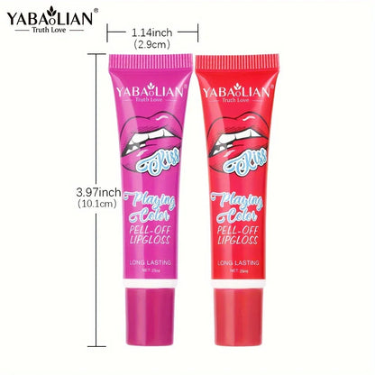 YABAOLIAN Matte Lip Gloss - Long-Lasting, Waterproof Tear - alotasawkli