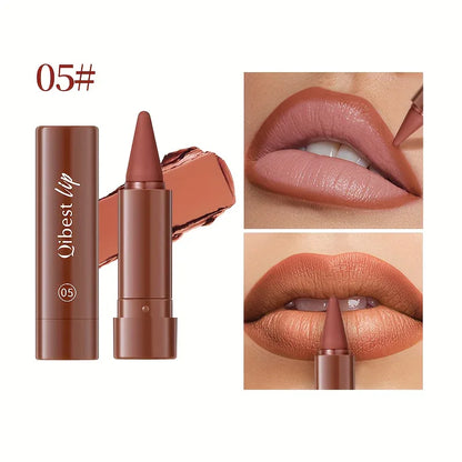 2-in-1 Matte Lip Liner and Lipstick - alotasawkli