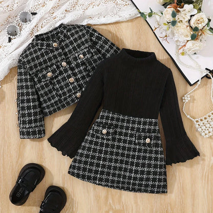 TEMU-A Stylish Three-Piece French Outfit for Young, Perfect - alotasawkli