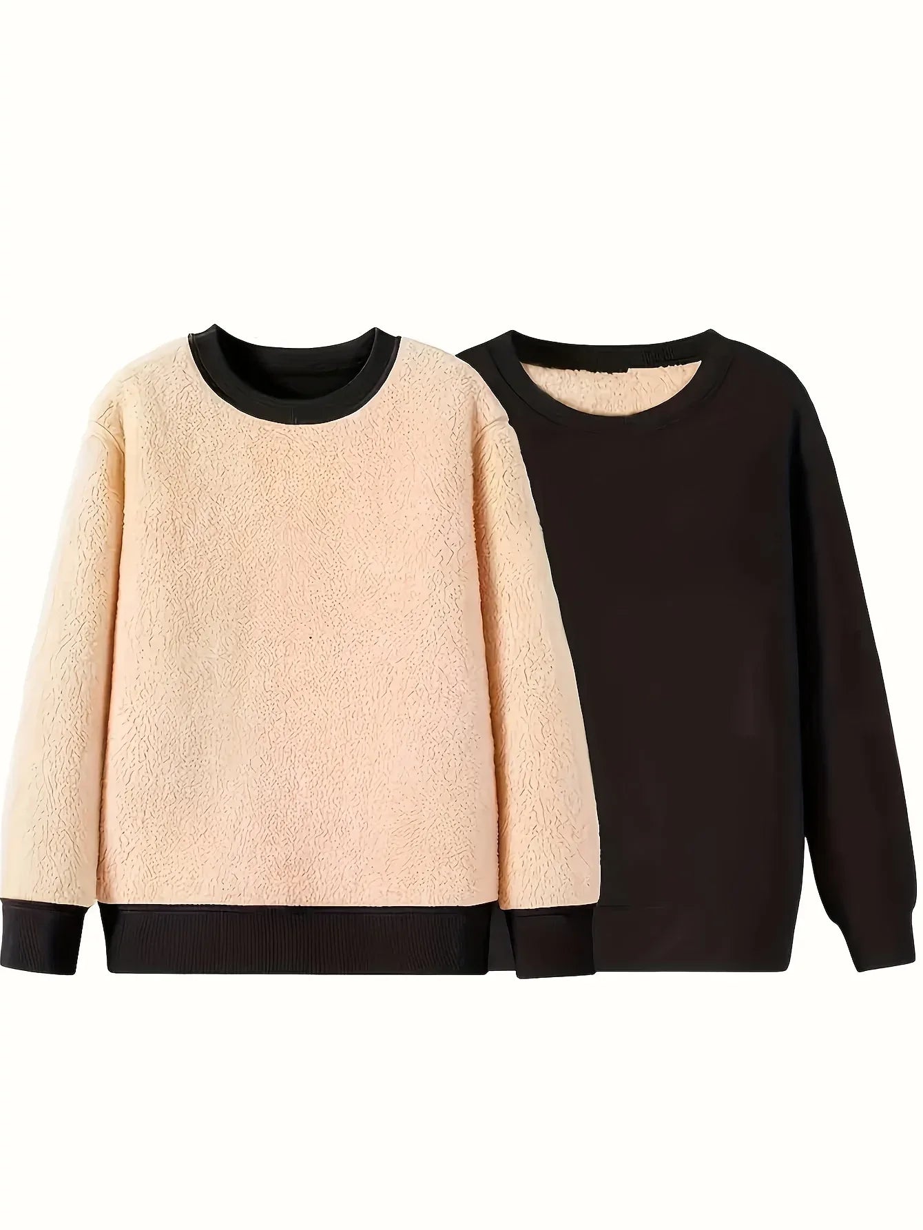 TEMU-Men's Fleece Sweatshirt - Thick Warm Winter - alotasawkli