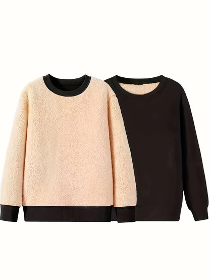 TEMU-Men's Fleece Sweatshirt - Thick Warm Winter - alotasawkli