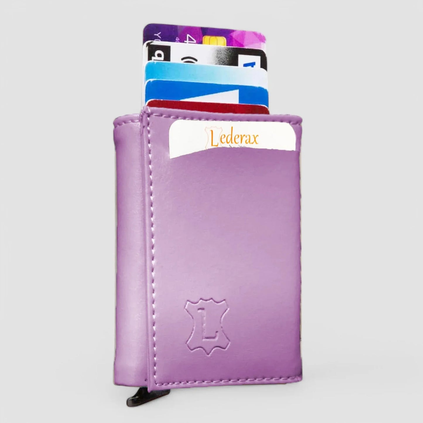حامل بطاقة ومحفظة Lederax LD03 - ميكانيكية أوتوماتيكية - alotasawkli