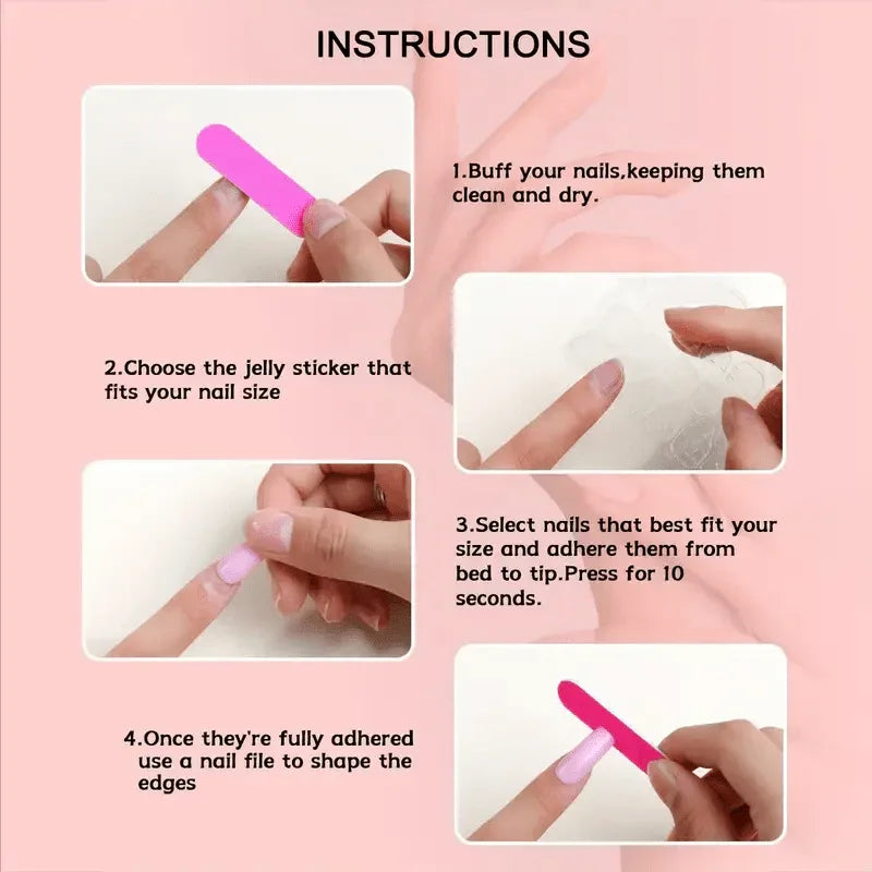 TEMU-24pcs Short Square Press-On Nails - alotasawkli
