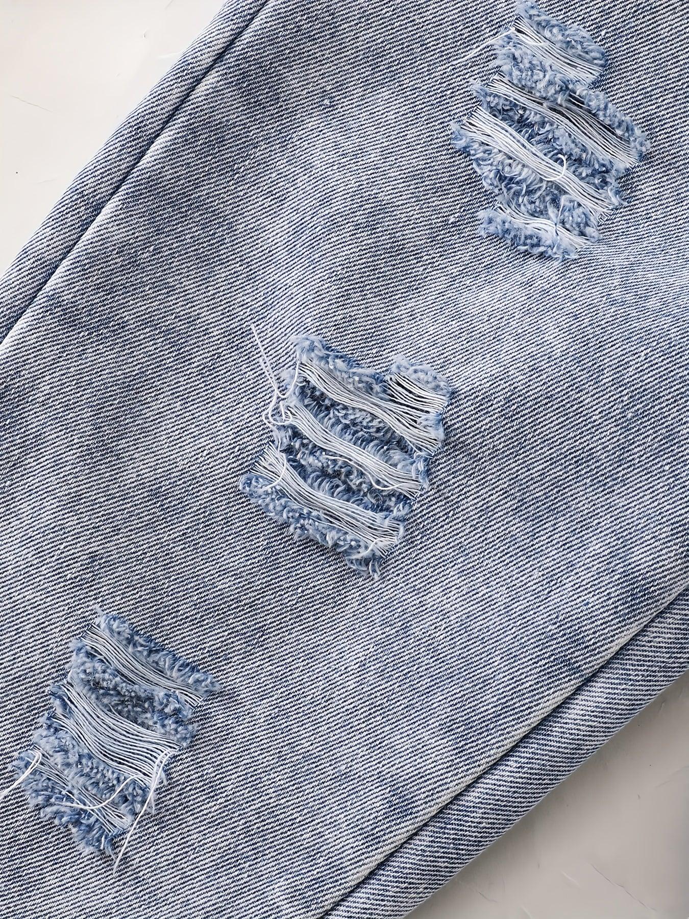 TEMU-Vintage Cute Faux Denim Two-Piece Set for Baby Boys - alotasawkli