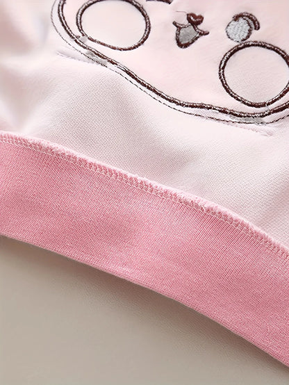 TEMU-2pcs Set: Embroidered Bunny Hoodie and Cuffed Pants - alotasawkli