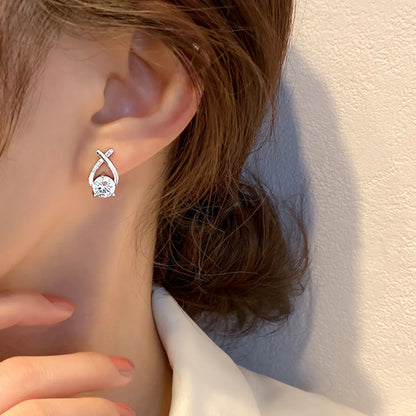 Vintage Stud Earrings - Alloy with Stainless Steel Post - alotasawkli