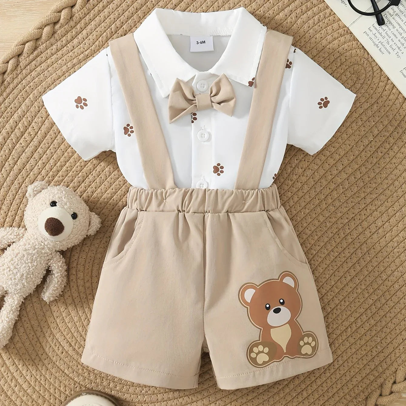 TEMU-2pcs Boy'S Short Sleeve Turned Collar - alotasawkli