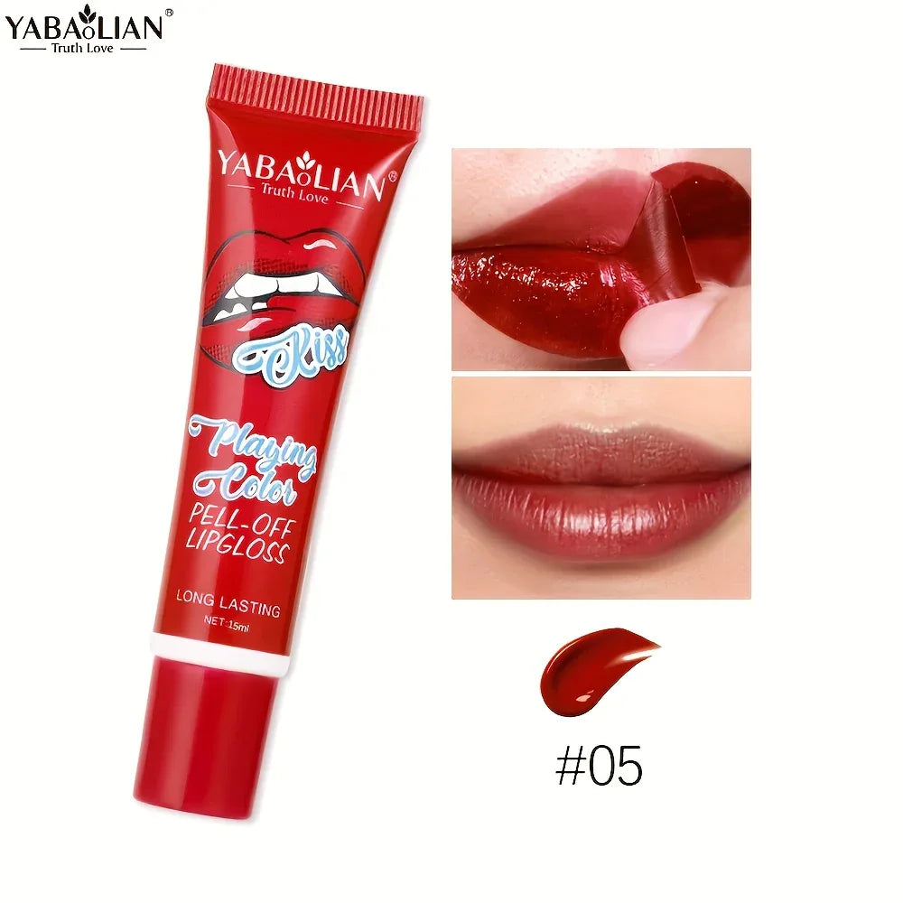 YABAOLIAN Matte Lip Gloss - Long-Lasting, Waterproof Tear - alotasawkli