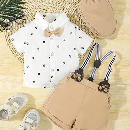 TEMU-A Formal Three-Piece Gentleman Outfit for Baby Boys - alotasawkli