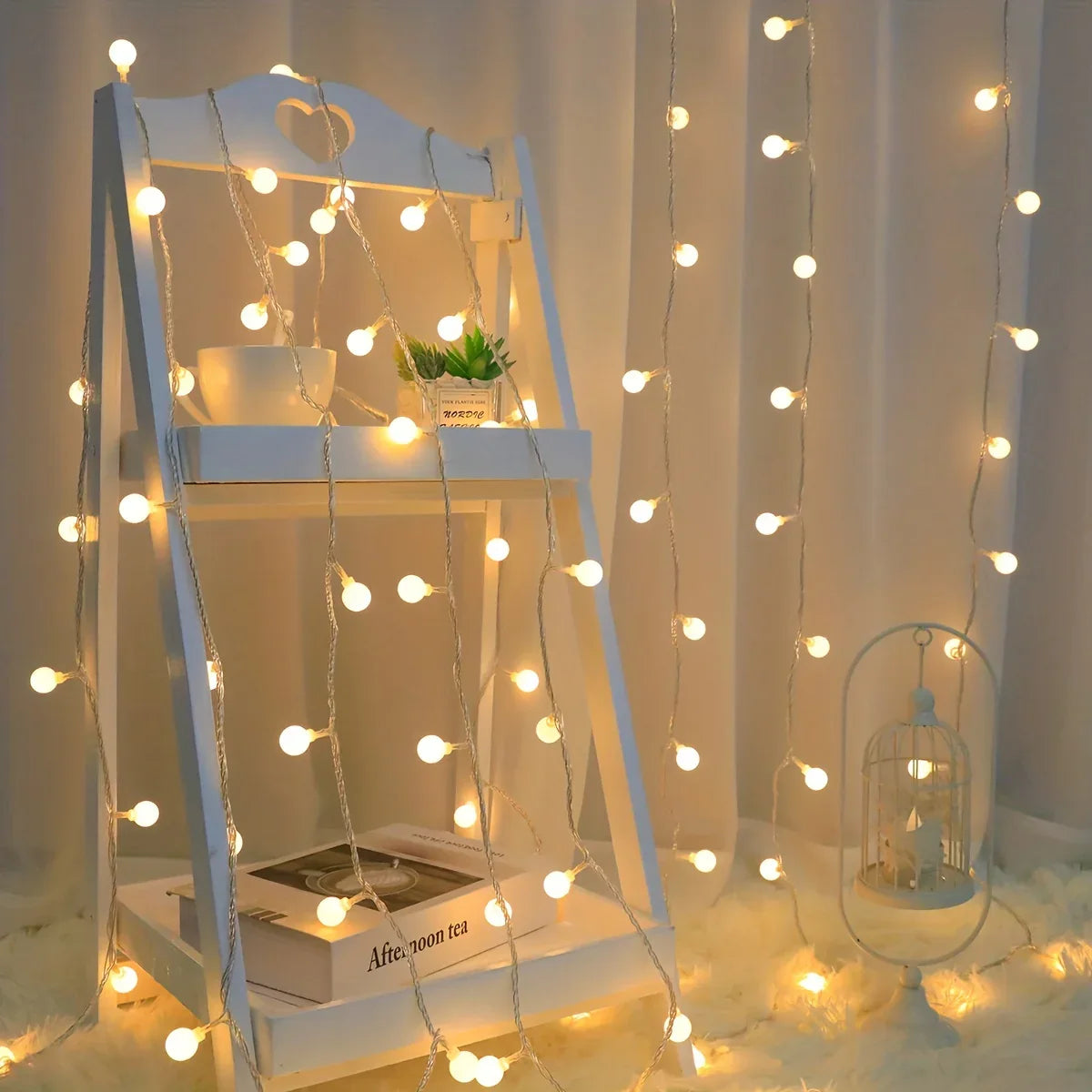 TEMU-Globe String Light, 10/20/30/40/80 Led Fairy Light, Usb Power - alotasawkli