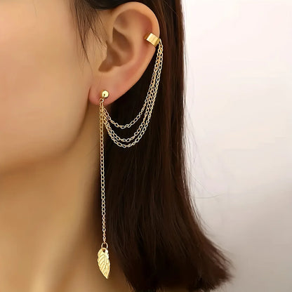 Hot-selling Women's Ear Clips 1 Piece Of Personality - alotasawkli