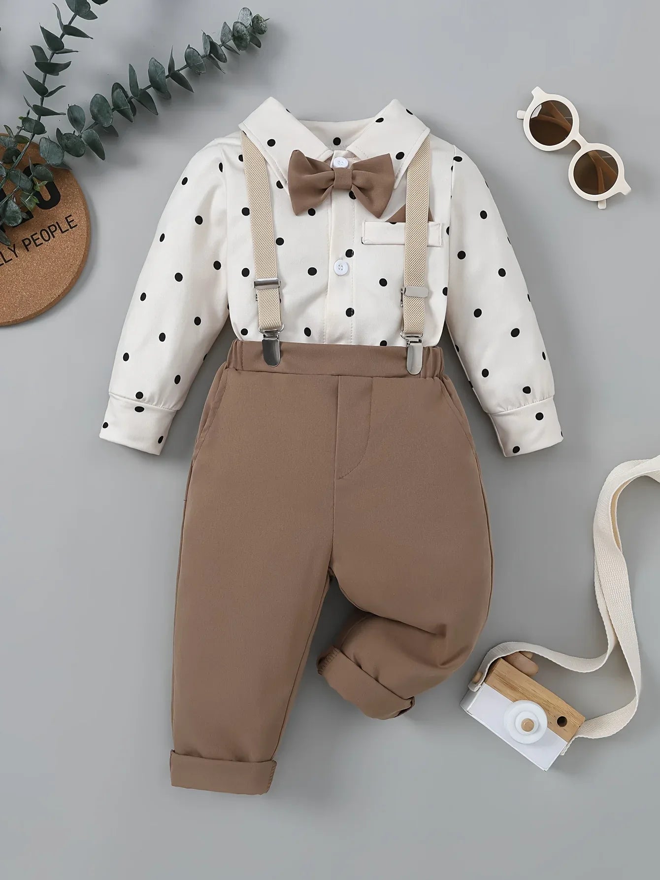 TEMU-Gentleman Outfit for Baby Boys in Autumn And Winter - alotasawkli