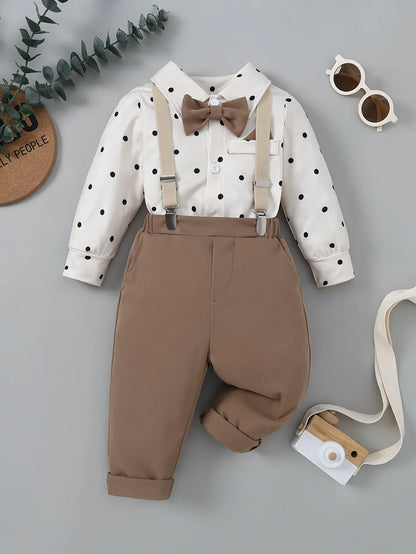 TEMU-Gentleman Outfit for Baby Boys in Autumn And Winter - alotasawkli