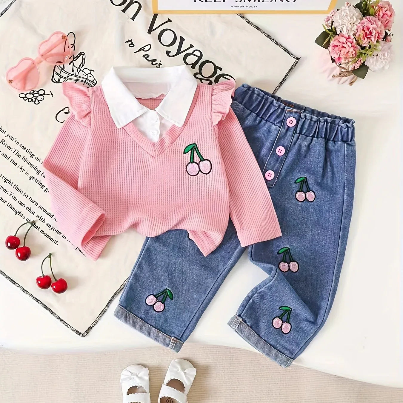 TEMU-Spring And Autumn Casual Sweet And Cute - alotasawkli