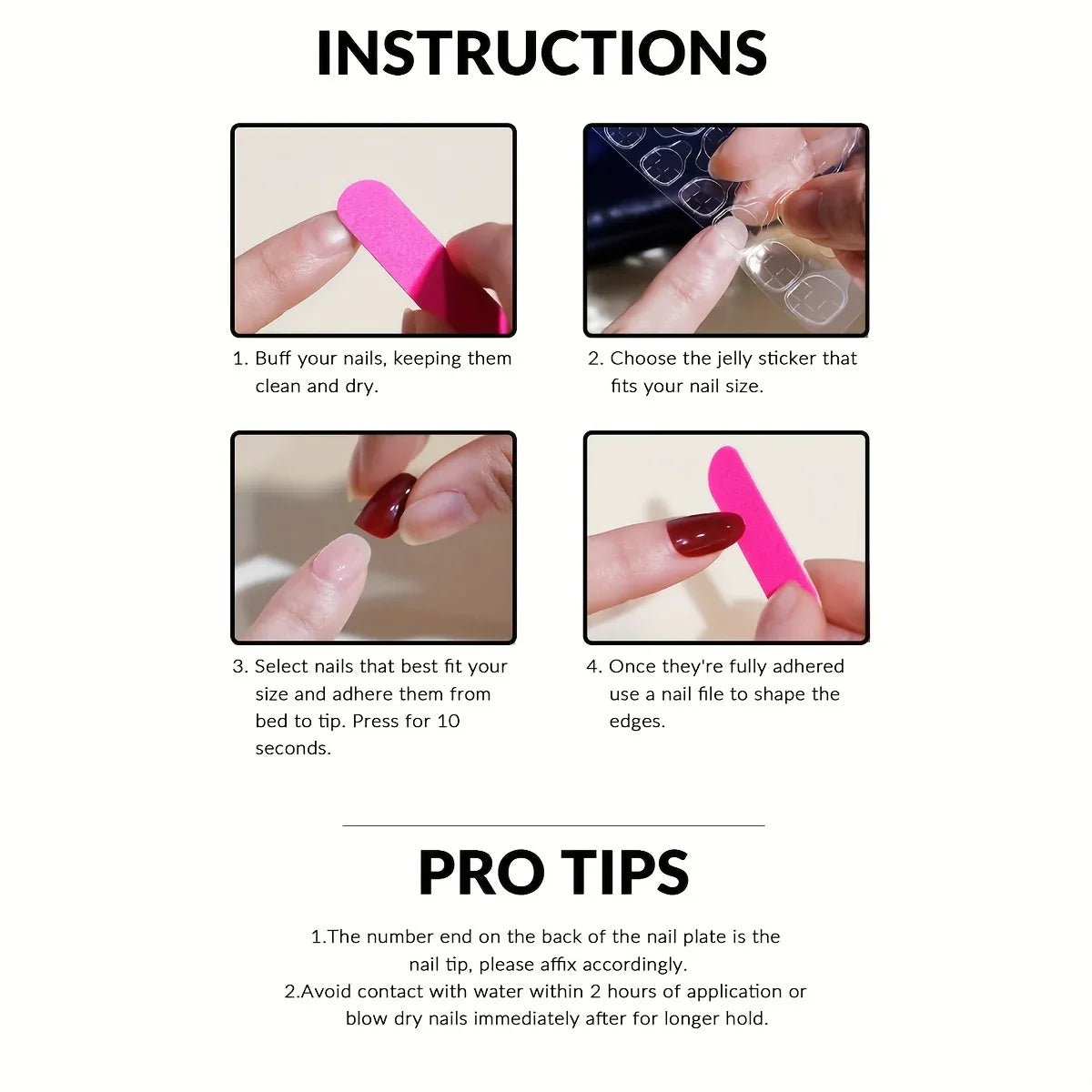 TEMU-30pcs French Burgundy Gradient Fake Nails with White Butterfly Print - alotasawkli