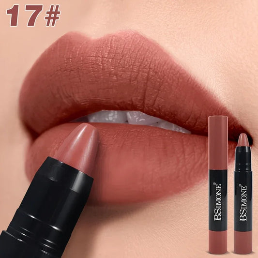 TEMU-BSIMONE 1pc Waterproof & Sweatproof Matte Lipstick - alotasawkli