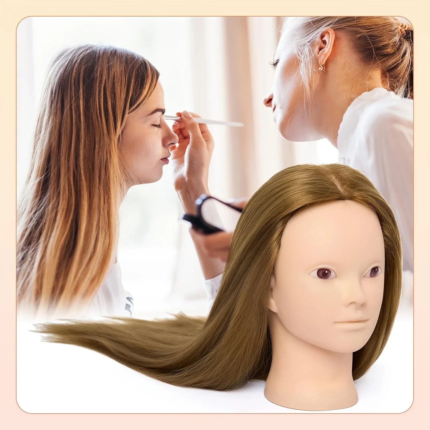 TEMU-24-Inch Hairdressing Mannequin Head Made - alotasawkli