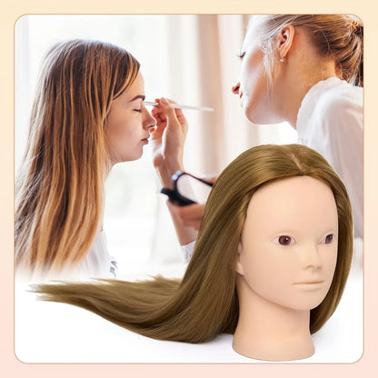 TEMU-24-Inch Hairdressing Mannequin Head Made - alotasawkli