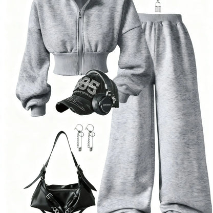 TEMU-Autumn-Winter Casual Sport Two-Piece - alotasawkli