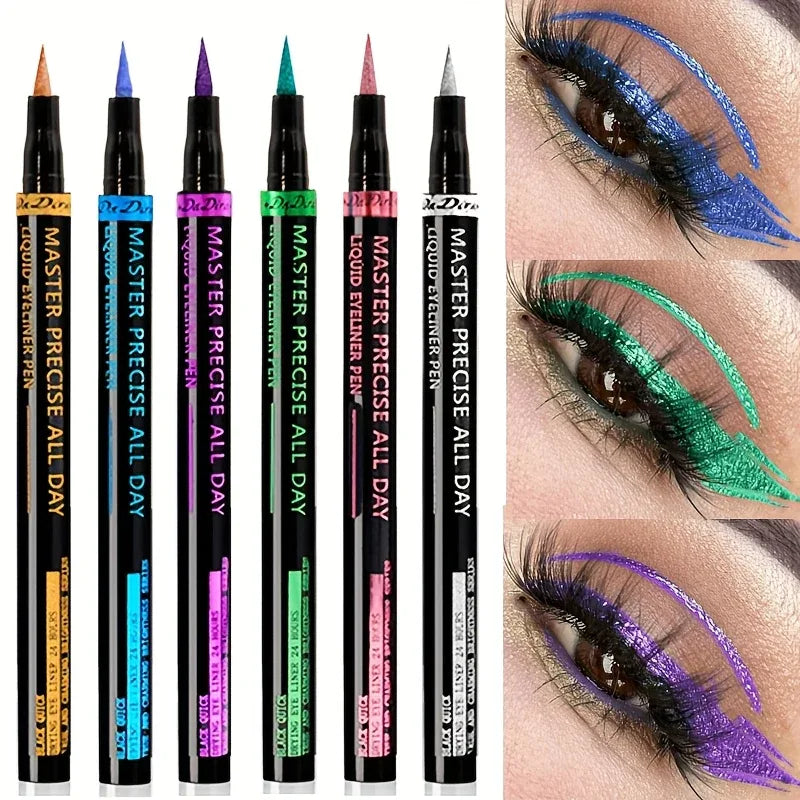 TEMU-7-Color Liquid Eyeliner And Eyeshadow Pencil - alotasawkli