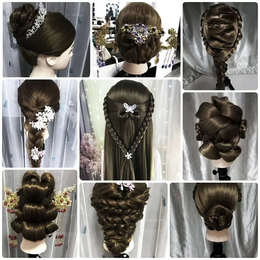 TEMU-24-Inch Hairdressing Mannequin Head Made - alotasawkli