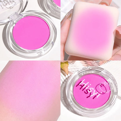 HISYI 9 Colors Blush Powder - Shimmering Pearlescent Blush - alotasawkli