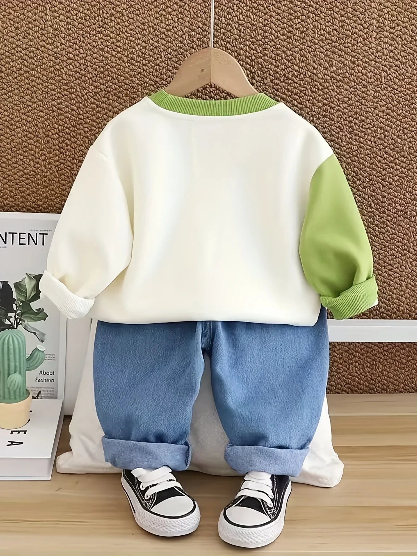 TEMU-Spring and Autumn New Boys' Set Fashionable - alotasawkli