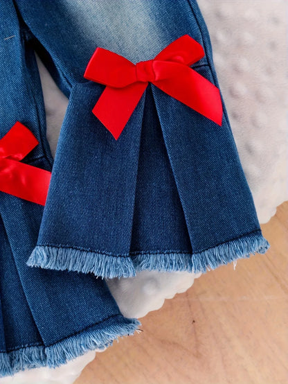 TEMU-2pcs Set | Baby Girl Casual Long Sleeve Crew Neck - alotasawkli