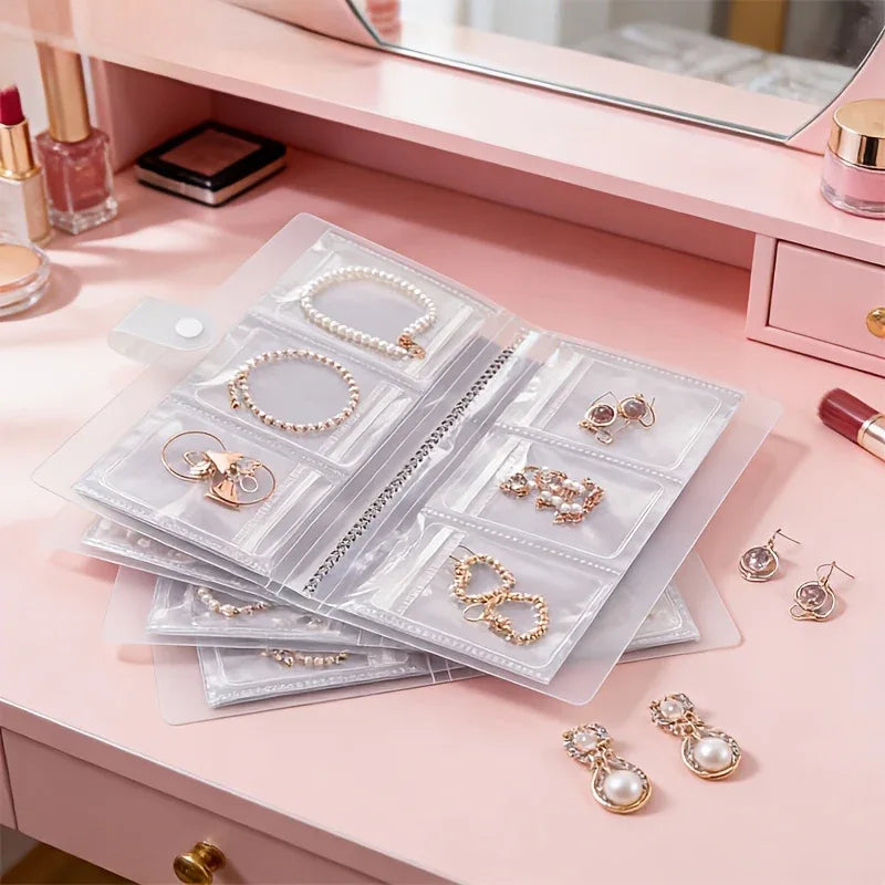 TEMU-Portable Jewelry Storage Book - alotasawkli