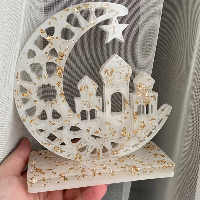 TEMU-Moon Display Rack Resin Silicone Molds - alotasawkli
