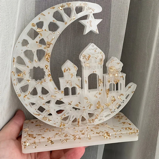 TEMU-Moon Display Rack Resin Silicone Molds - alotasawkli