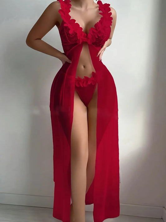 TEMU-Teddies Lingerie for Women: Sexy Lace Sleepwear - alotasawkli