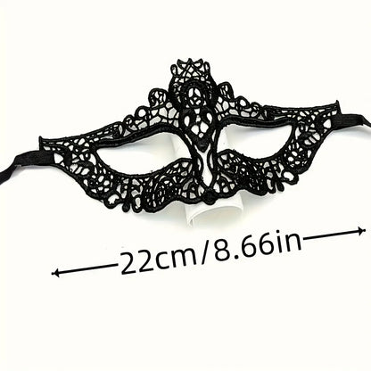 1pc Adult Women's Couple Party Sexy Mysterious Black Lace - alotasawkli
