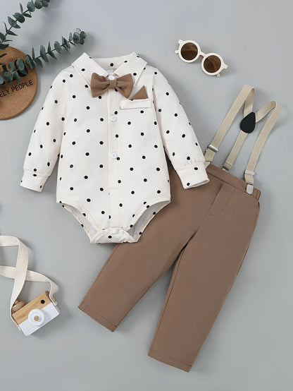 TEMU-Gentleman Outfit for Baby Boys in Autumn And Winter - alotasawkli