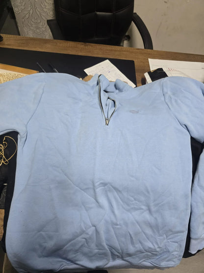 سويت شيرت "Lacoste" قطن بياقة سحاب - alotasawkli