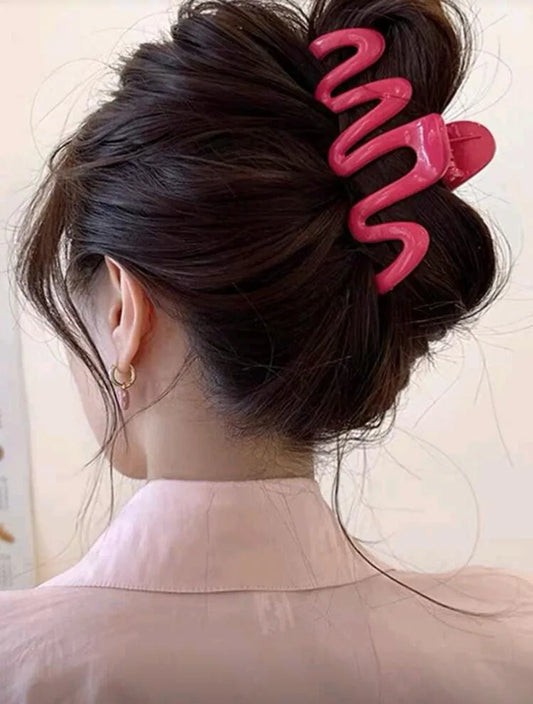 مشابك الشعر بتصميم موجي - alotasawkli