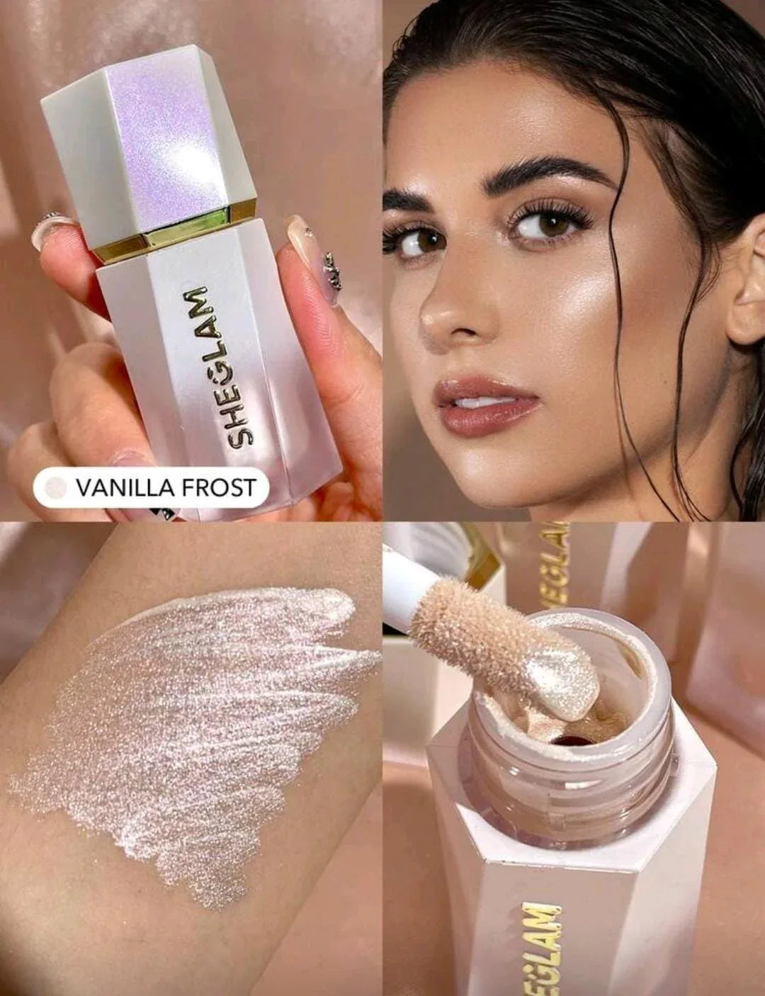 هايلايتر سائل من SHEGLAM (درجة Vanilla Frost) - alotasawkli