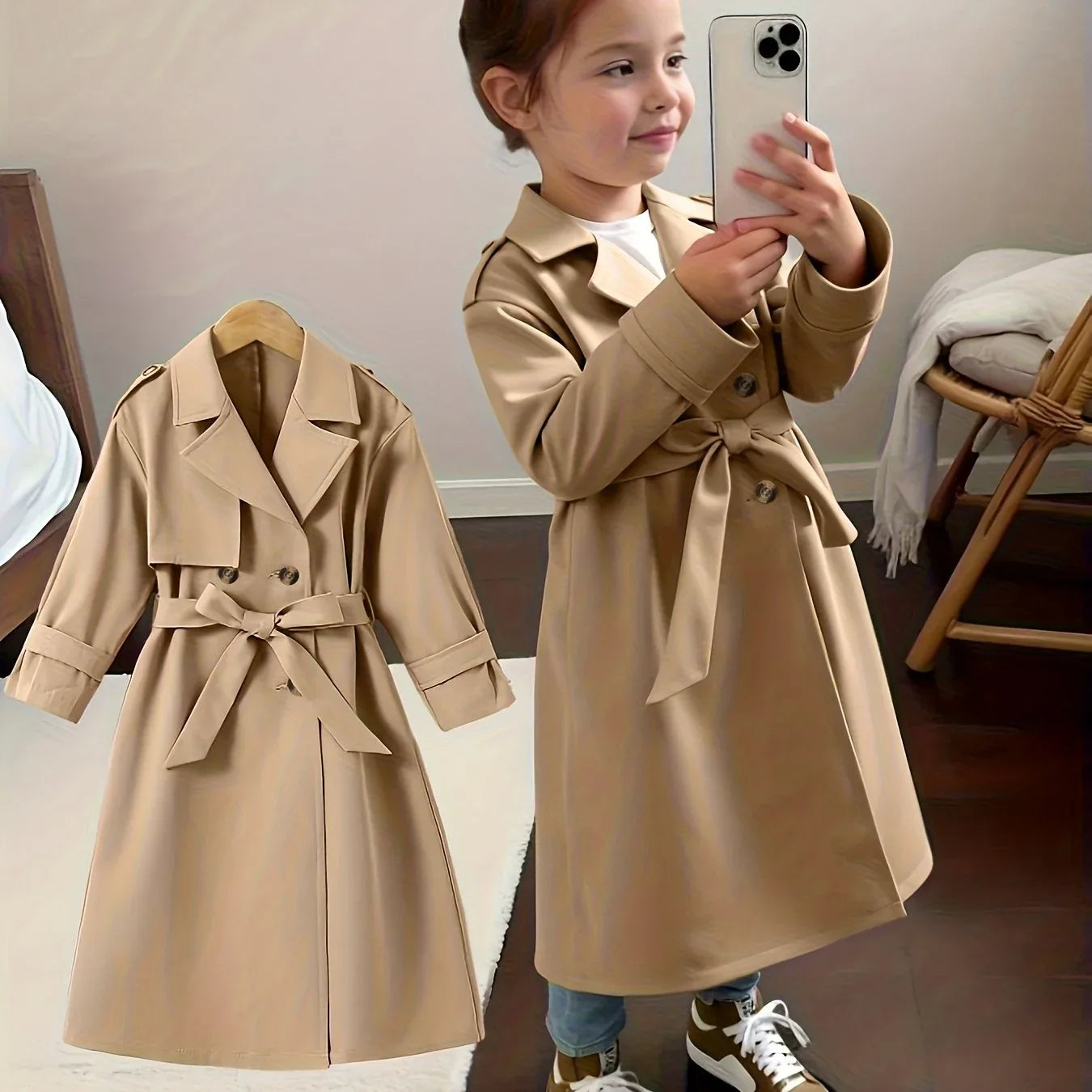 TEMU-A Stylish New Autumn-Winter Coat for Girls - alotasawkli