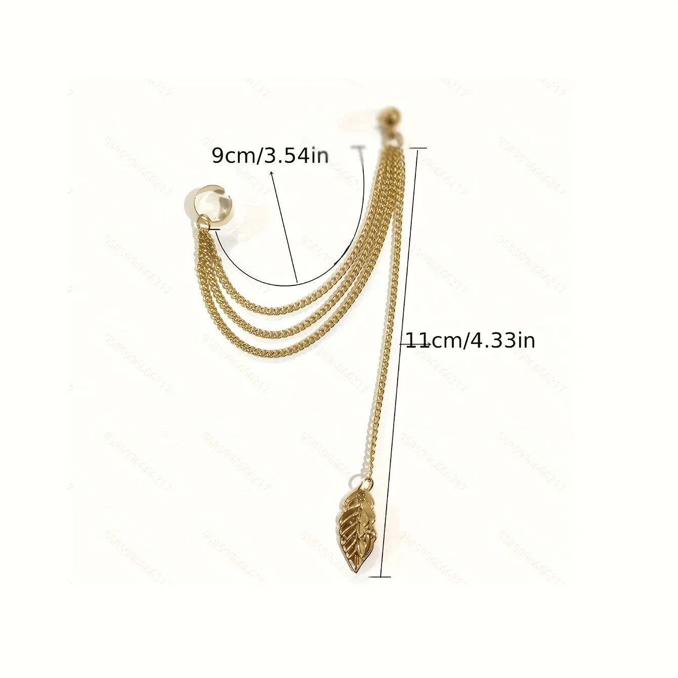 Hot-selling Women's Ear Clips 1 Piece Of Personality - alotasawkli
