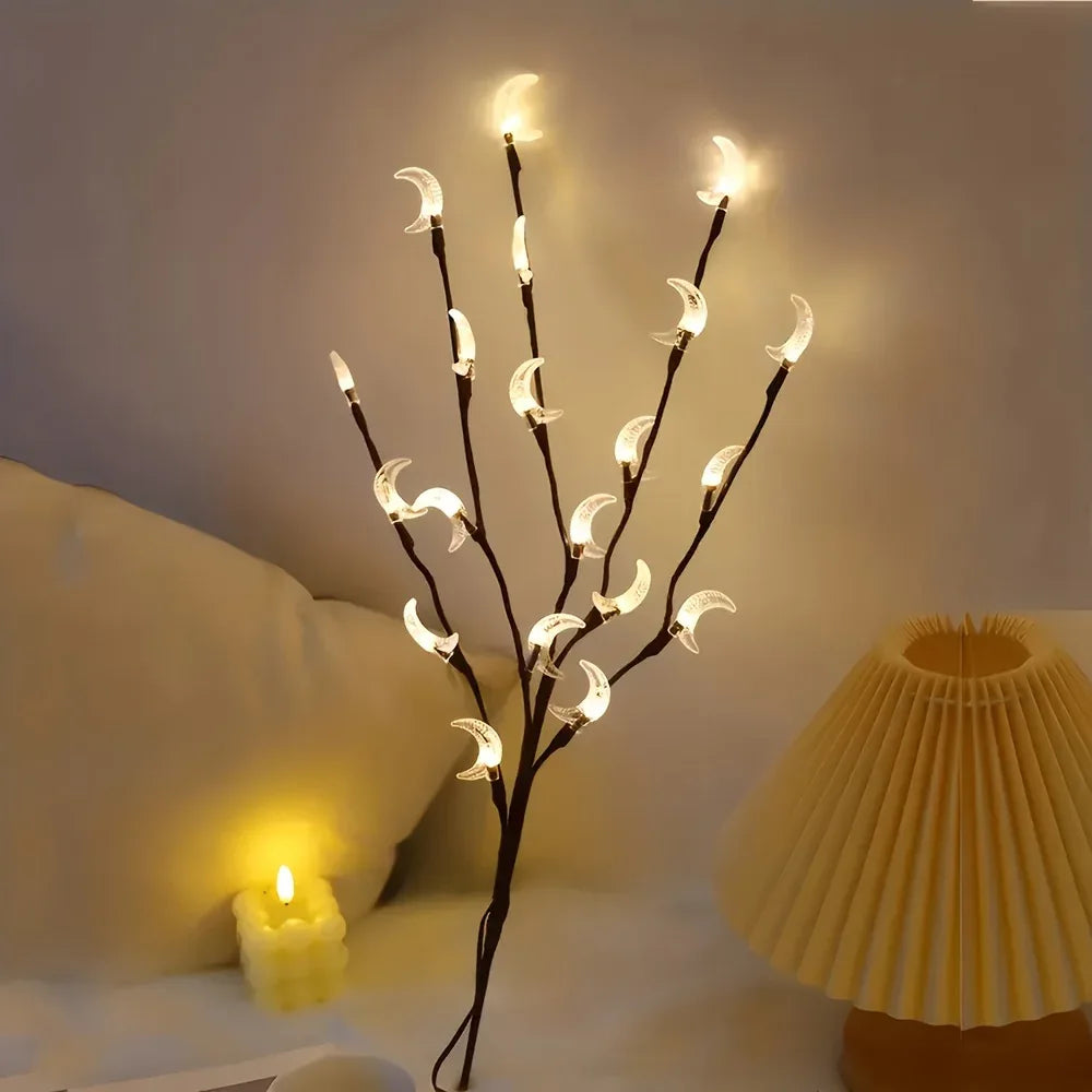 TEMU-Branch Light with 20 LEDs - Islamic Ramadan/Eid Decoration - alotasawkli