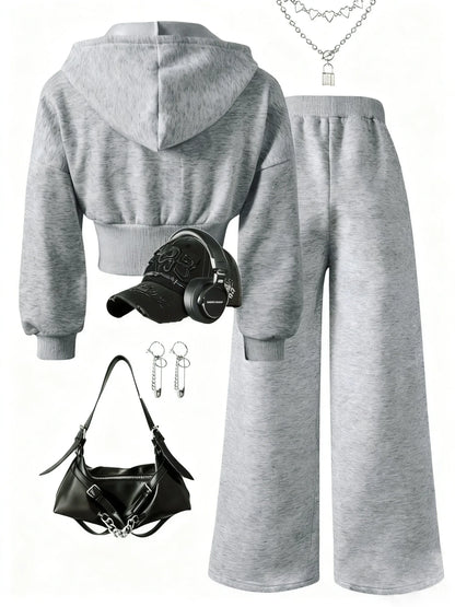 TEMU-Autumn-Winter Casual Sport Two-Piece - alotasawkli