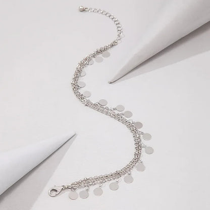 1 Anklet - Minimalist Fashion Beach Style Multi - alotasawkli