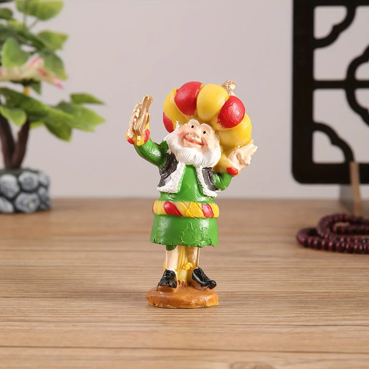 TEMU-A Resin Figure of a Chubby Old Man with a Cannon - alotasawkli