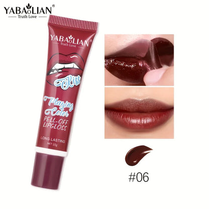 YABAOLIAN Matte Lip Gloss - Long-Lasting, Waterproof Tear - alotasawkli