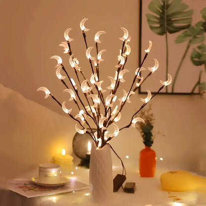 TEMU-Branch Light with 20 LEDs - Islamic Ramadan/Eid Decoration - alotasawkli